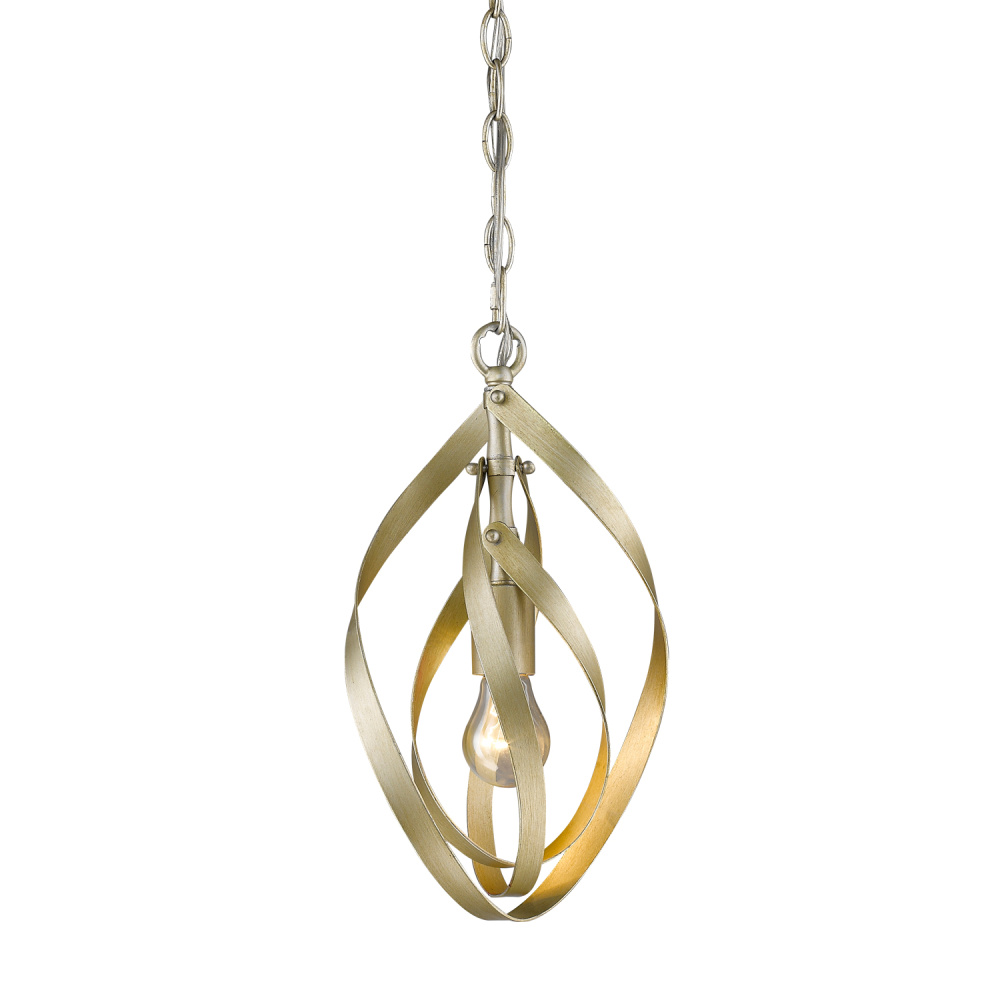 Wry Lighting Nicolette 1-light Pendant in White Gold